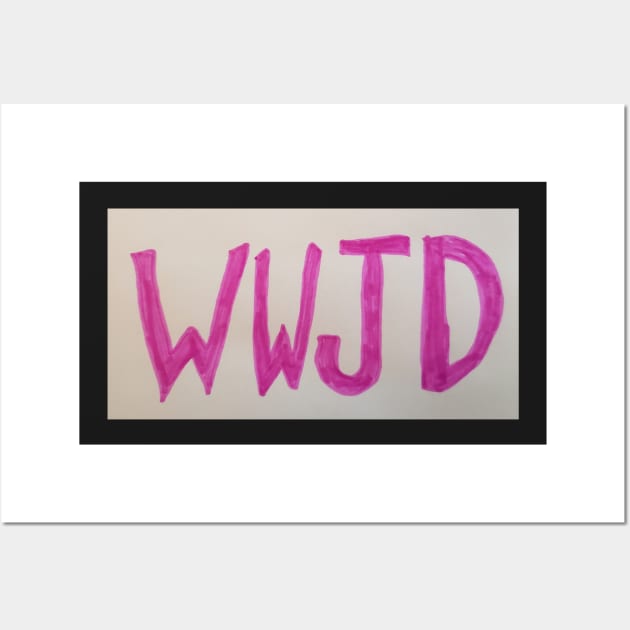 WWJD Wall Art by DancingCreek